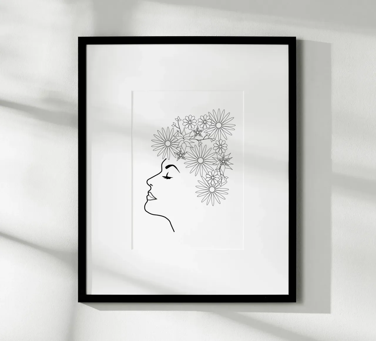 Flower Fragrance poster with aluminum frame by SunflowerDE