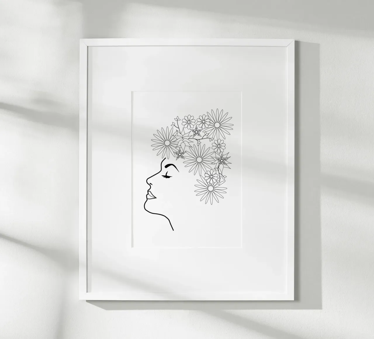 Flower Fragrance poster with aluminum frame by SunflowerDE