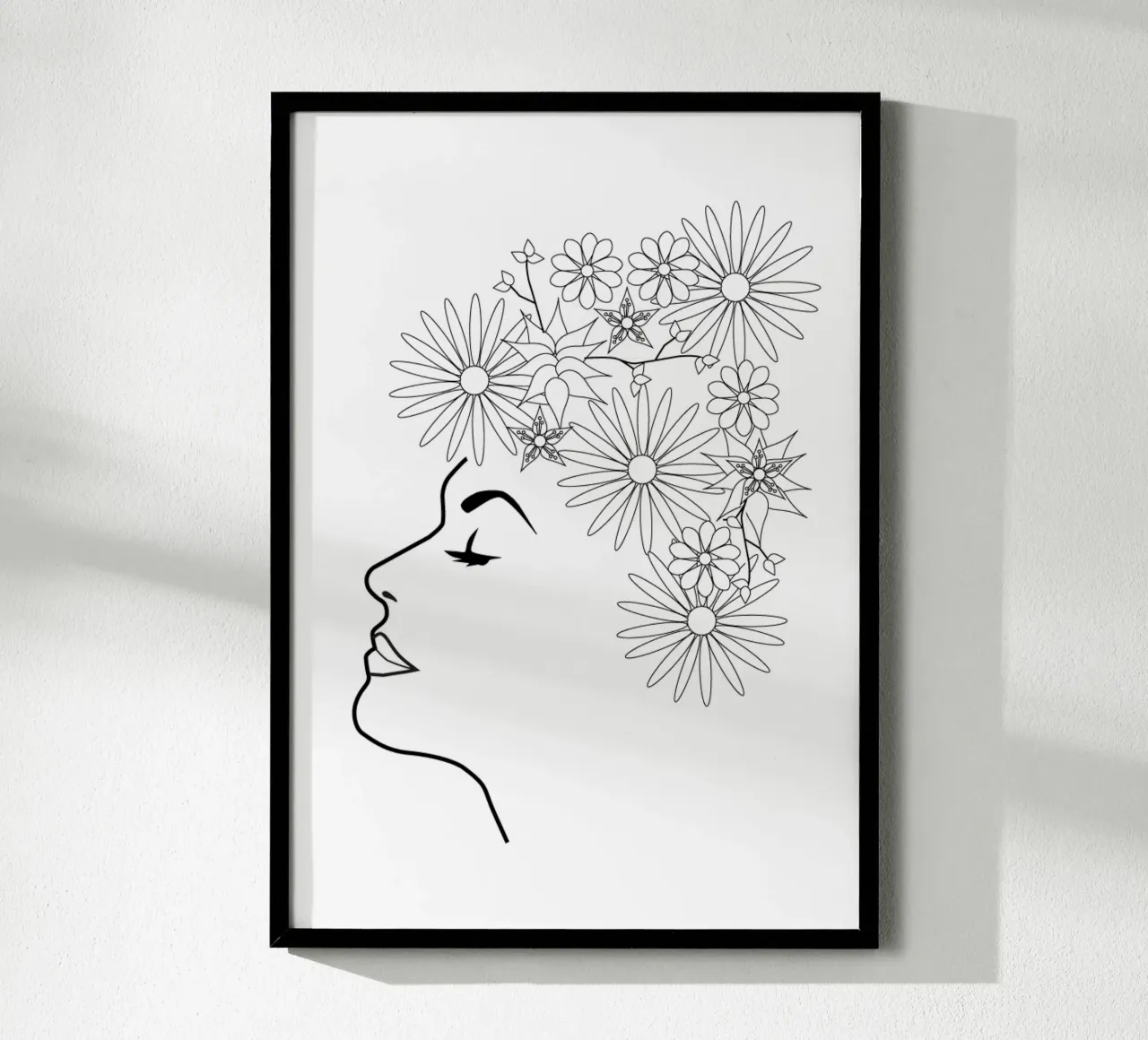 Flower Fragrance poster with aluminum frame by SunflowerDE