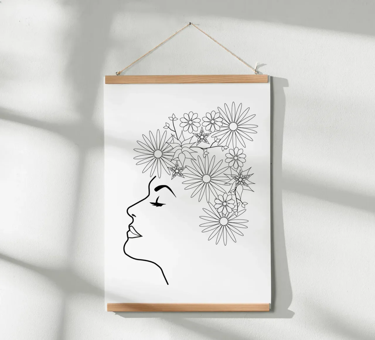 Flower Fragrance poster with aluminum frame by SunflowerDE