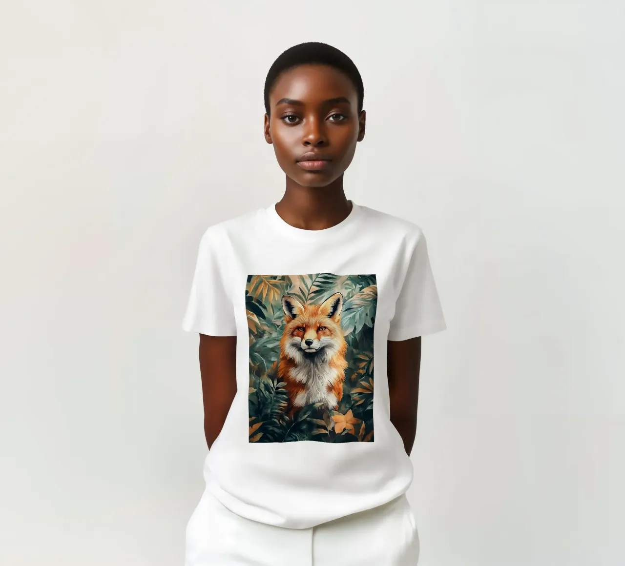 Fox Forest Leaves t-shirt by Mateo
