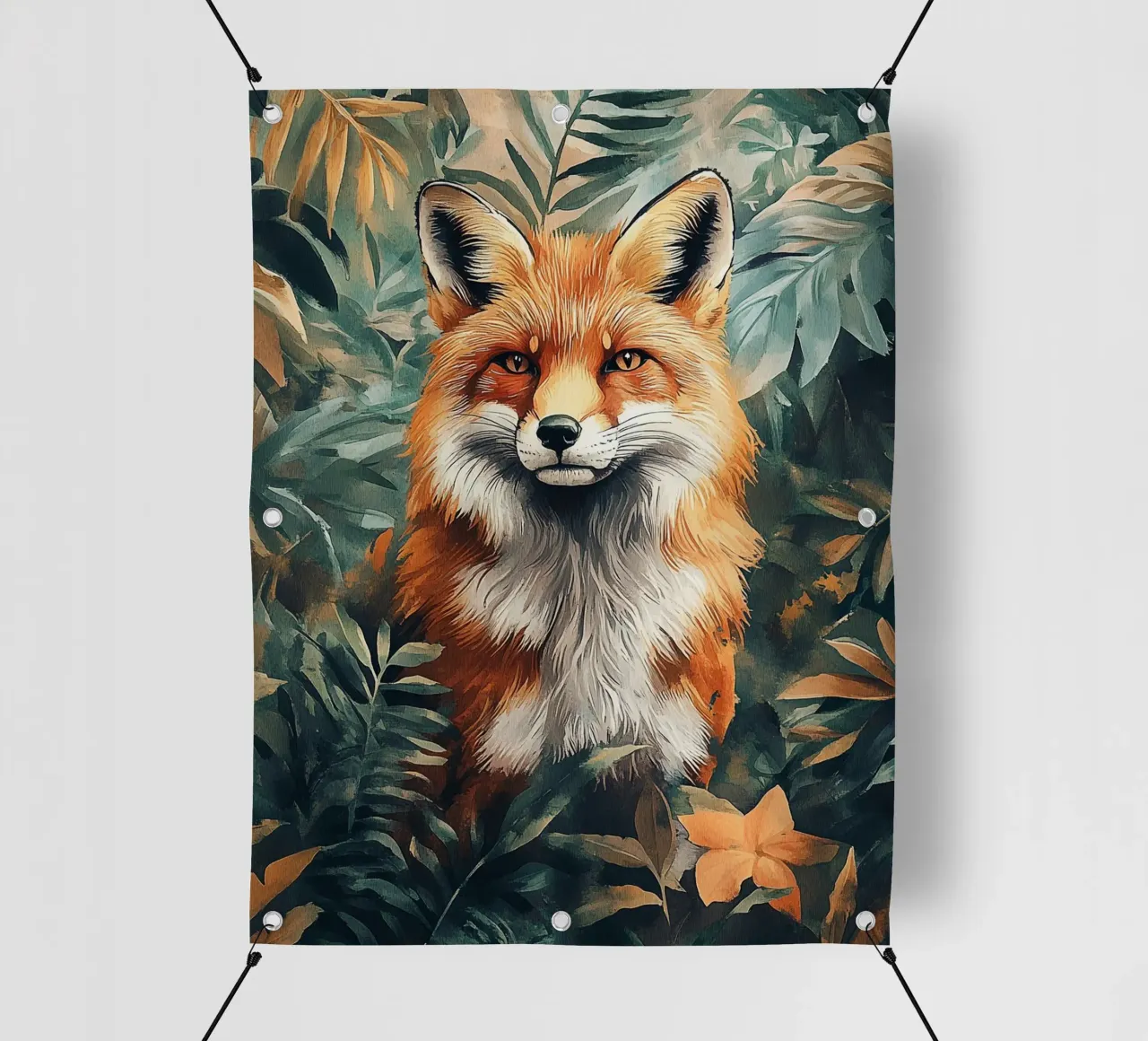 Fox Forest Leaves telo in pvc da Mateo