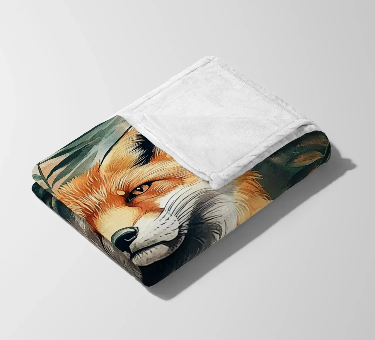 Fox Forest Leaves coperta in pile da Mateo