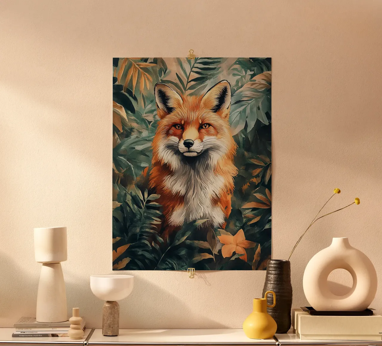 Fox Forest Leaves hahnemühle by Mateo