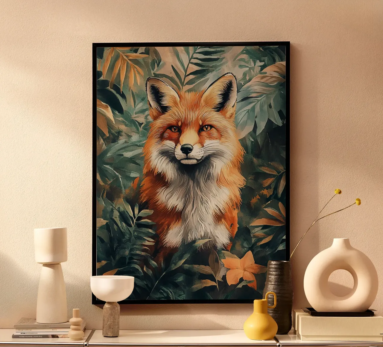 Fox Forest Leaves hahnemühle by Mateo