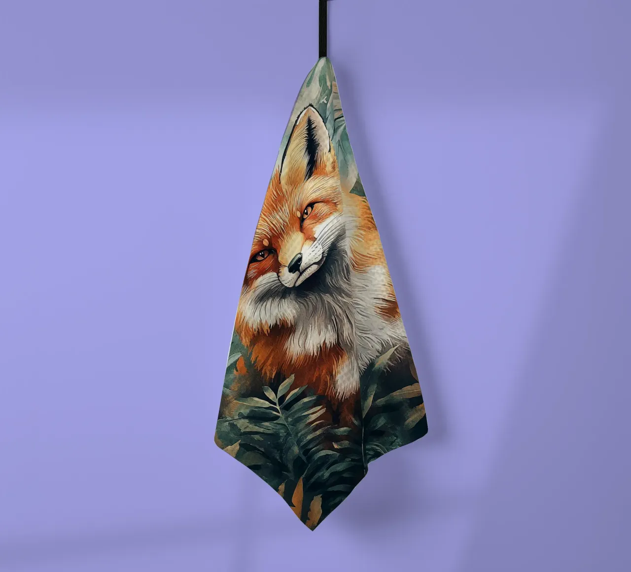 Fox Forest Leaves torchon de Mateo