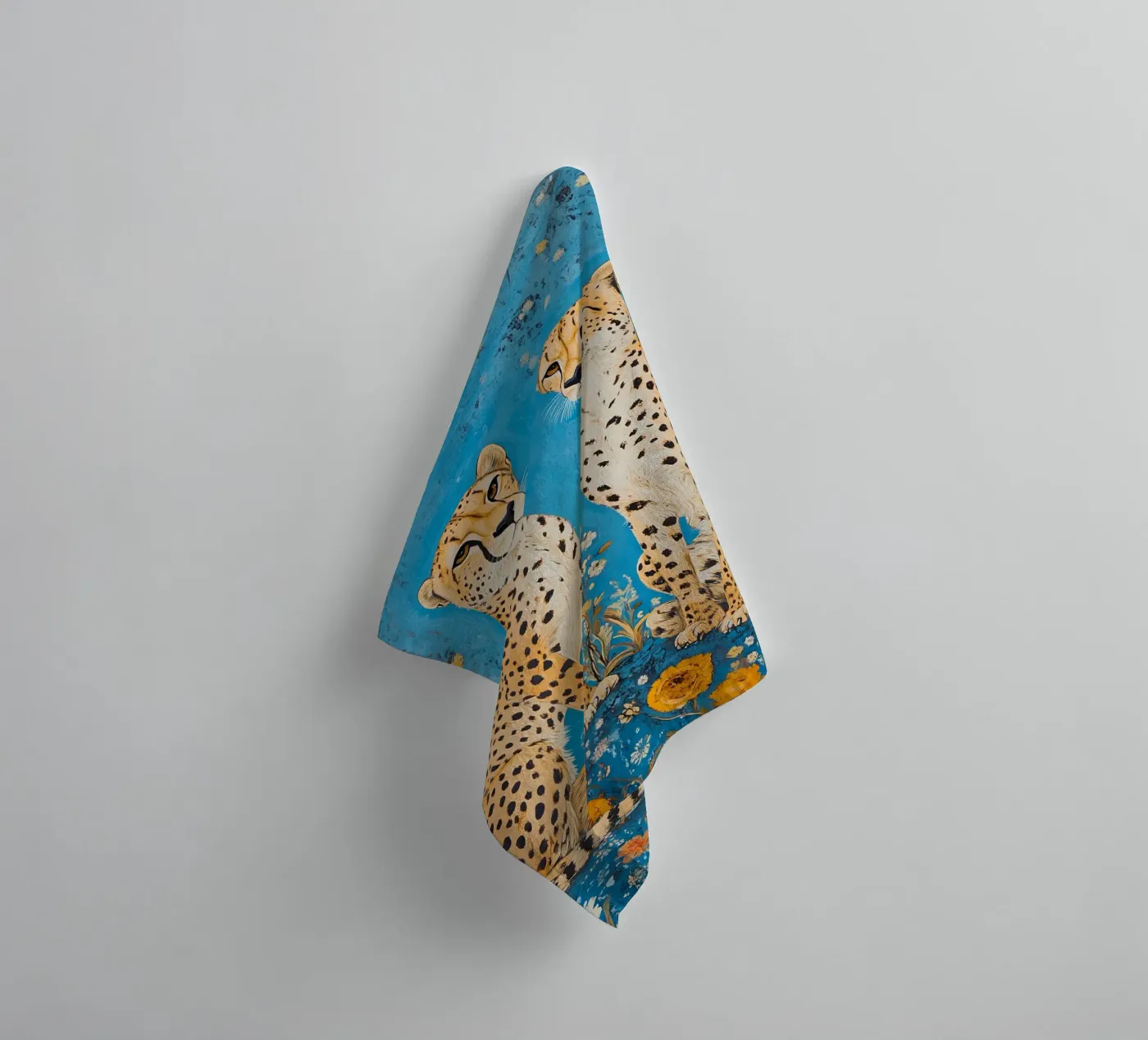 Two Cheetahs towel by IamHomeStudio
