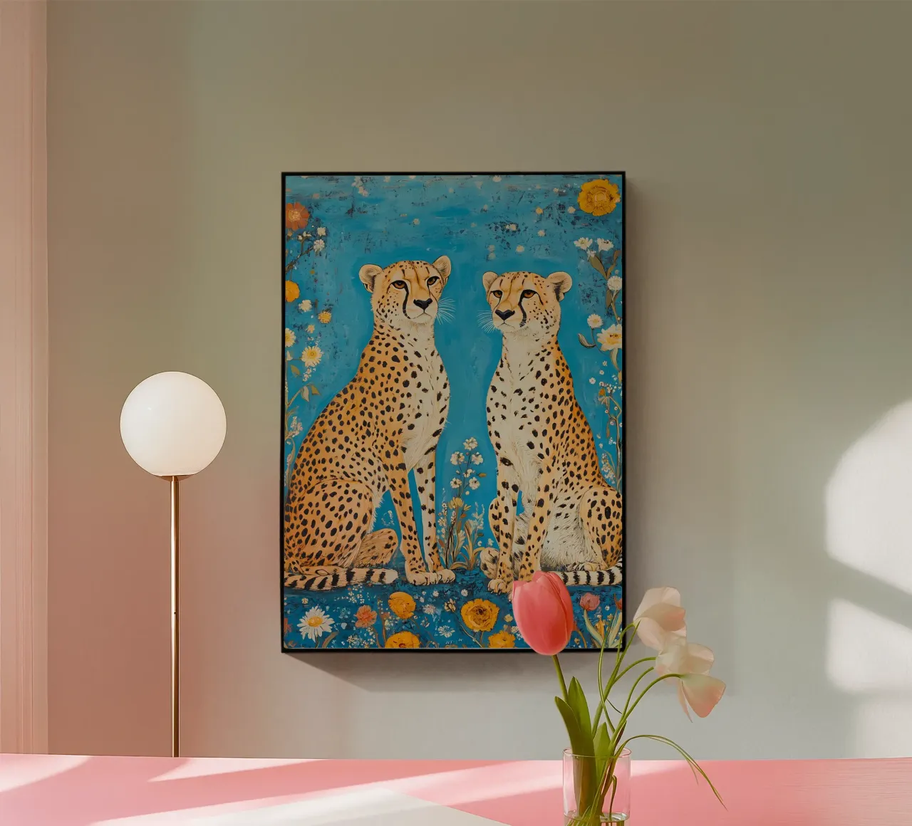 Two Cheetahs acryl van IamHomeStudio