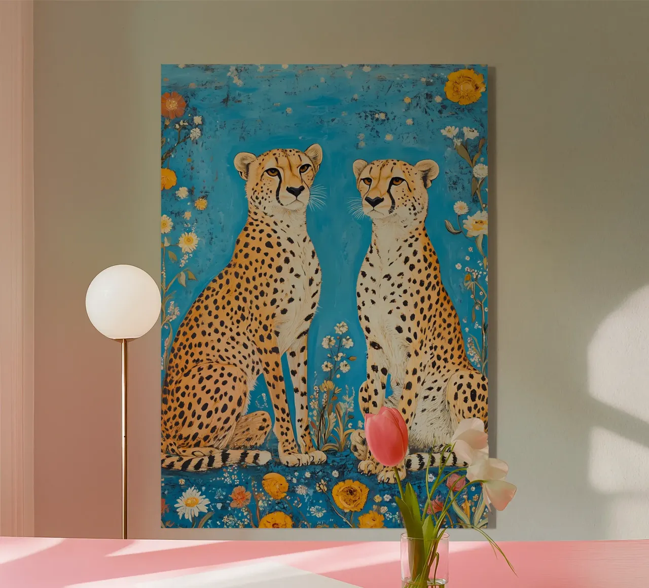 Two Cheetahs acryl van IamHomeStudio