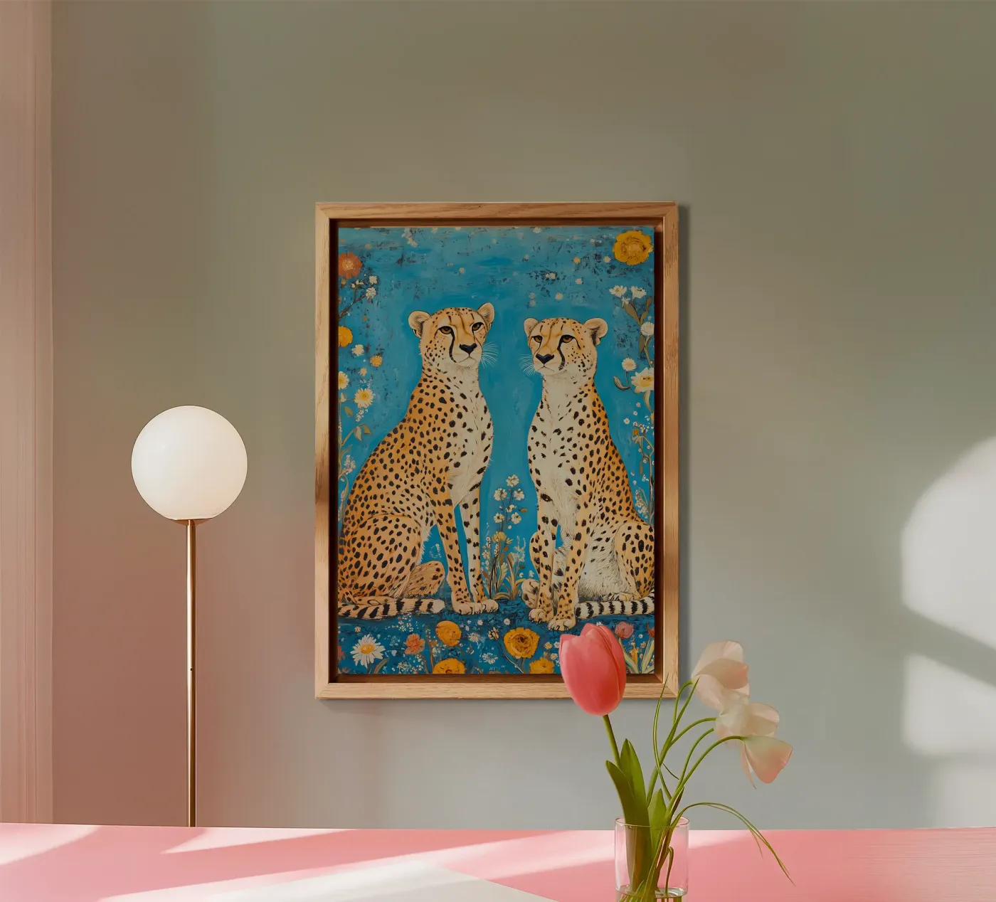Two Cheetahs forex plate by IamHomeStudio
