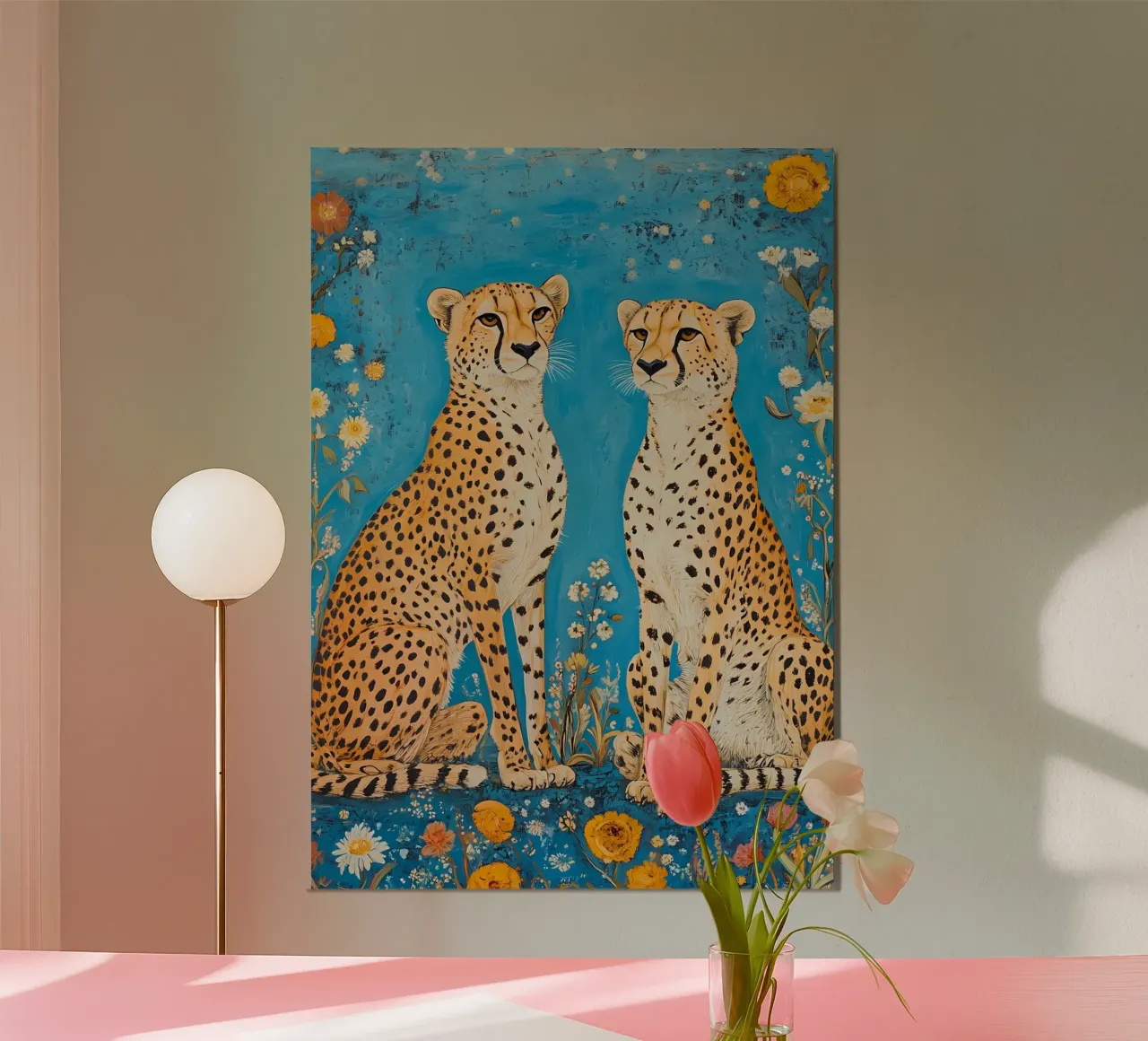 Two Cheetahs product.type.poster common.byCreator IamHomeStudio