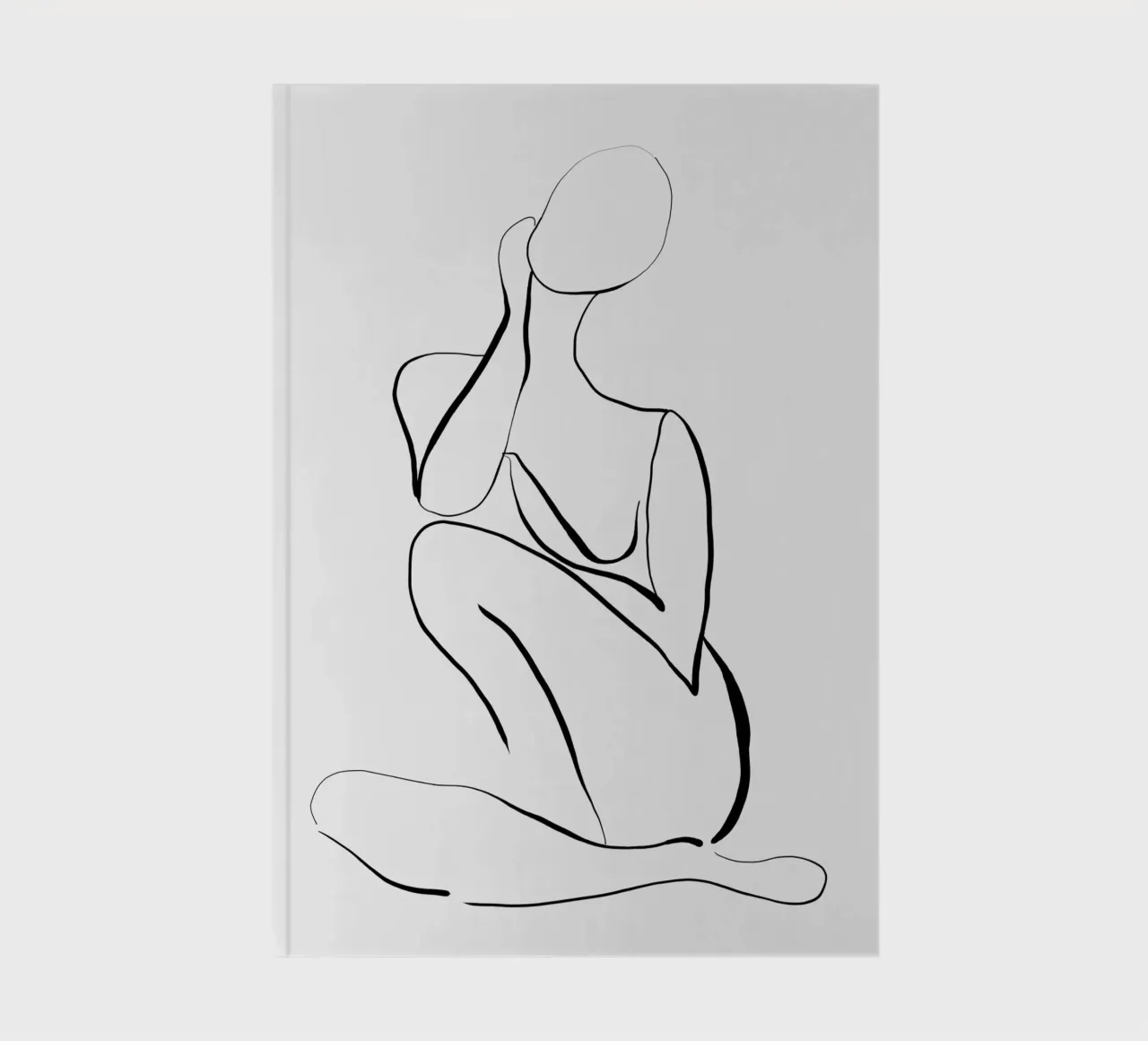 Female Figure Line Art notebook by dada22