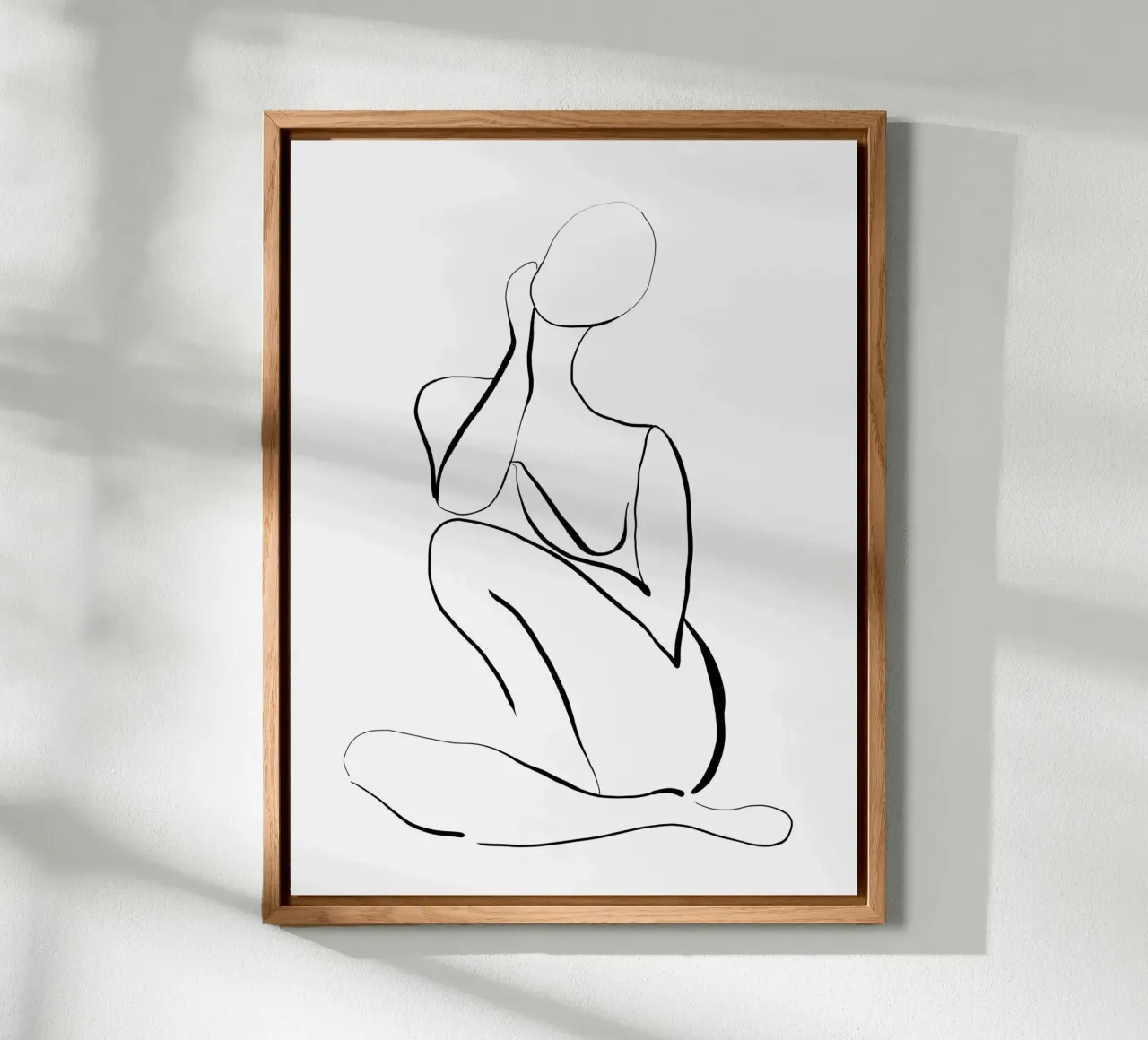 Figura femminile Line Art alluminio dibond da dada22
