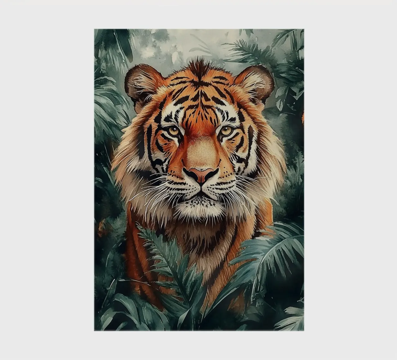 Tiger Forest Leaves 2 notebook by Mateo