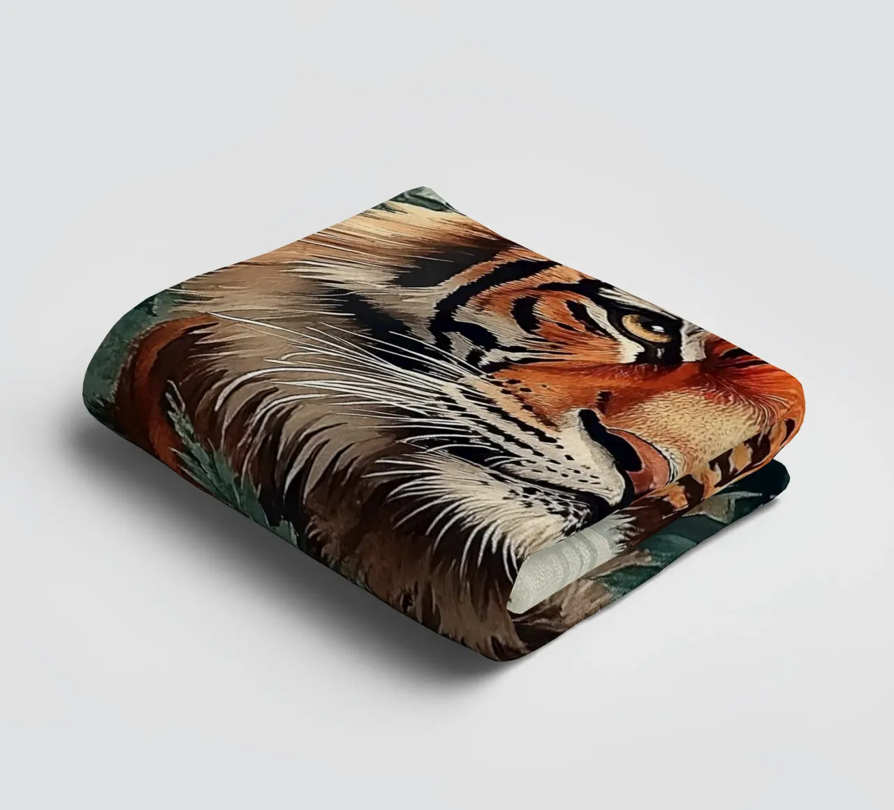 Tiger Forest Leaves 2 asciugamano da bagno da Mateo