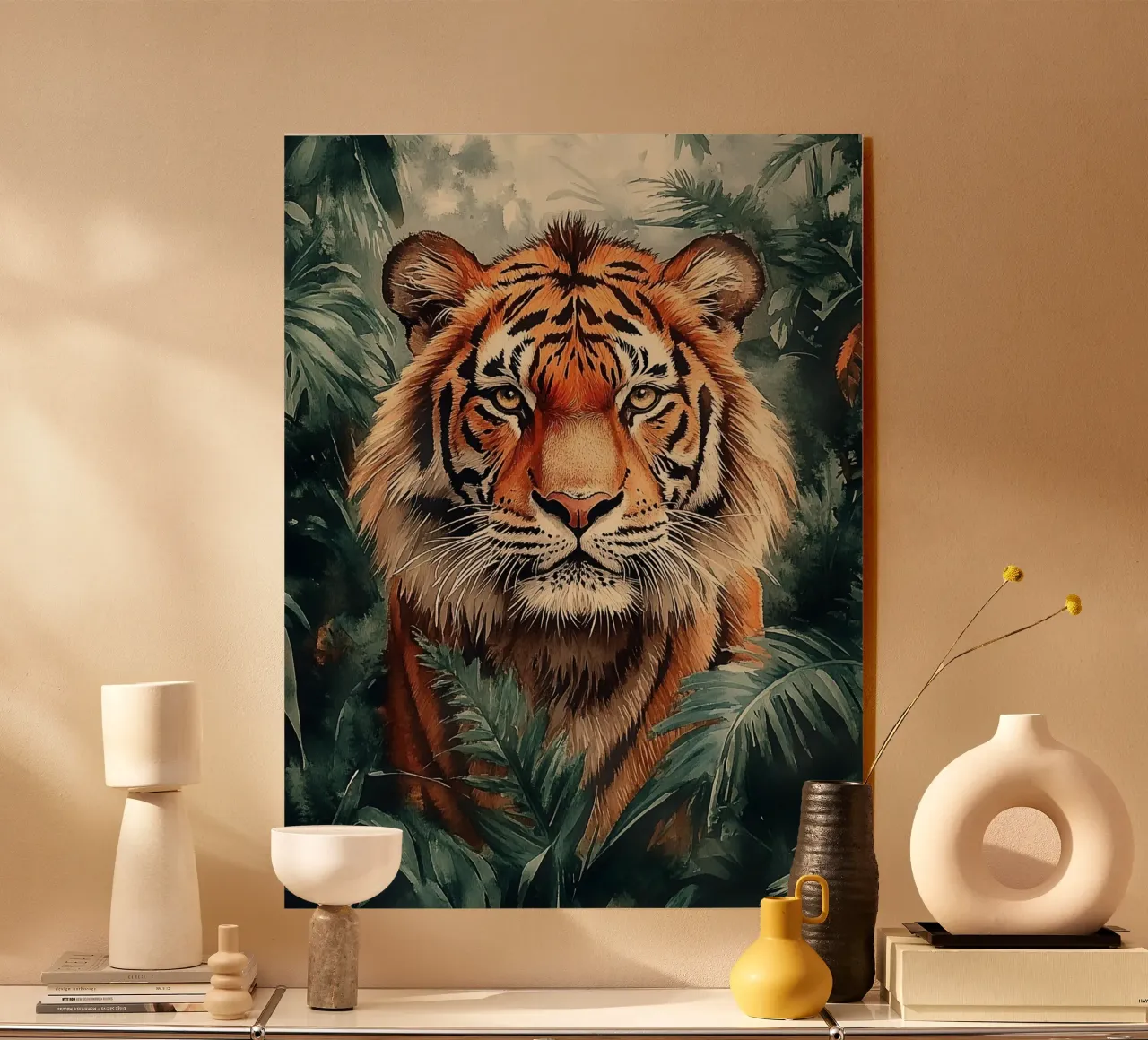 Tiger Forest Leaves 2 plexiglass da Mateo