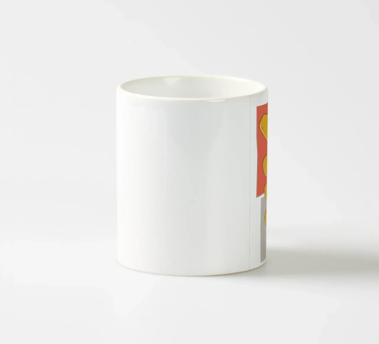 yellow leaf-like tazza in ceramica da ramosashop