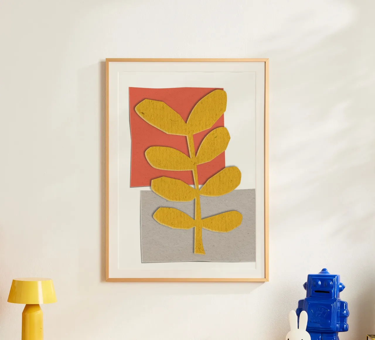 yellow leaf-like poster da ramosashop