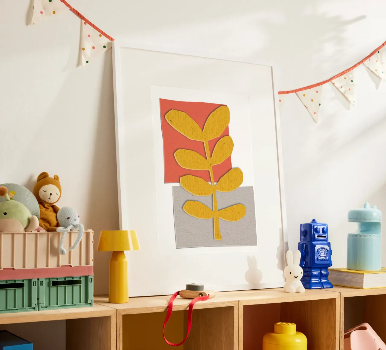 yellow leaf-like poster da ramosashop