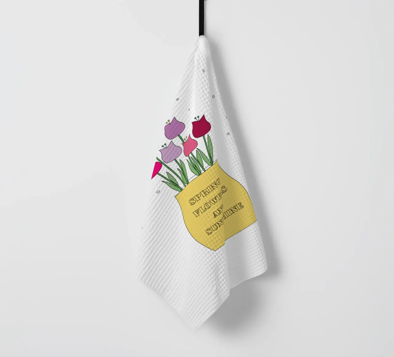 Tulpen Geschirrtuch von SunflowerDE