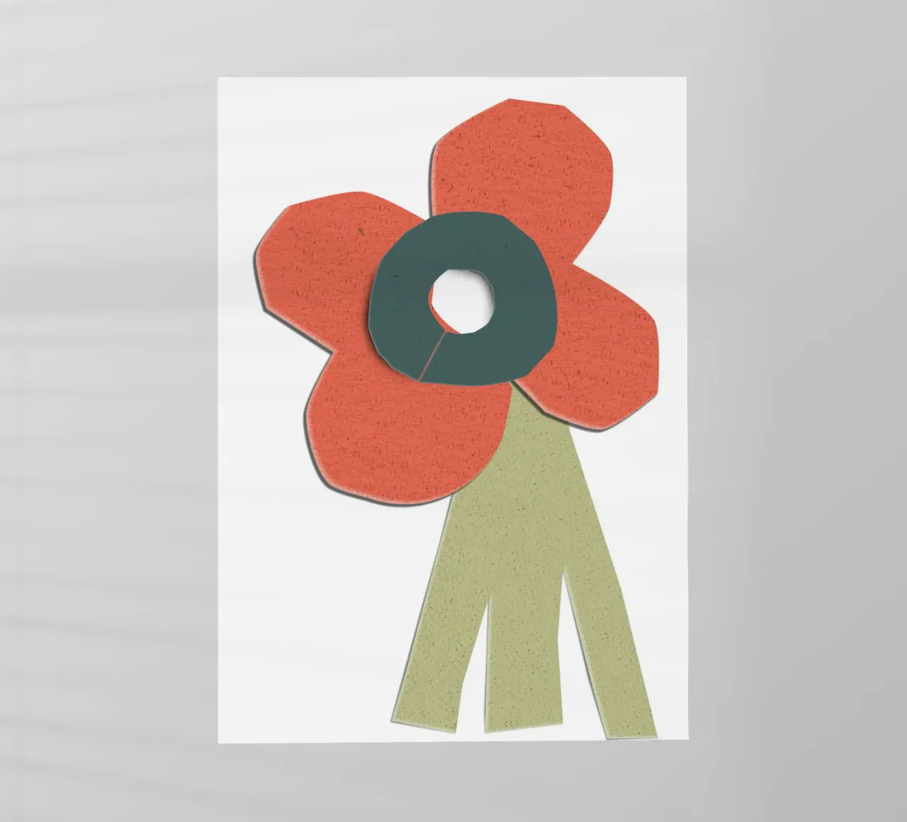 simplistic flower pellicola backlit da ramosashop