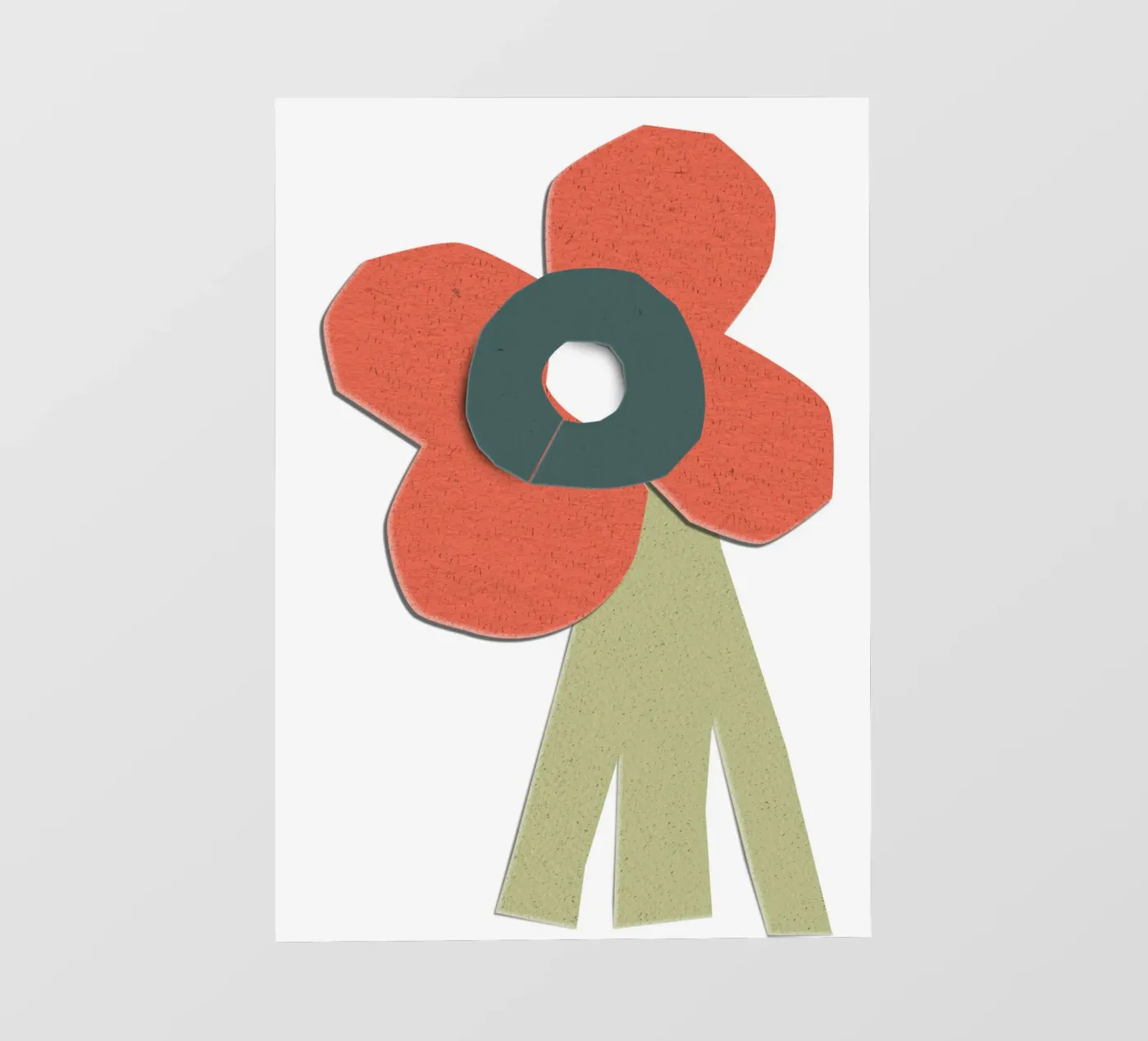 simplistic flower telo in pvc da ramosashop
