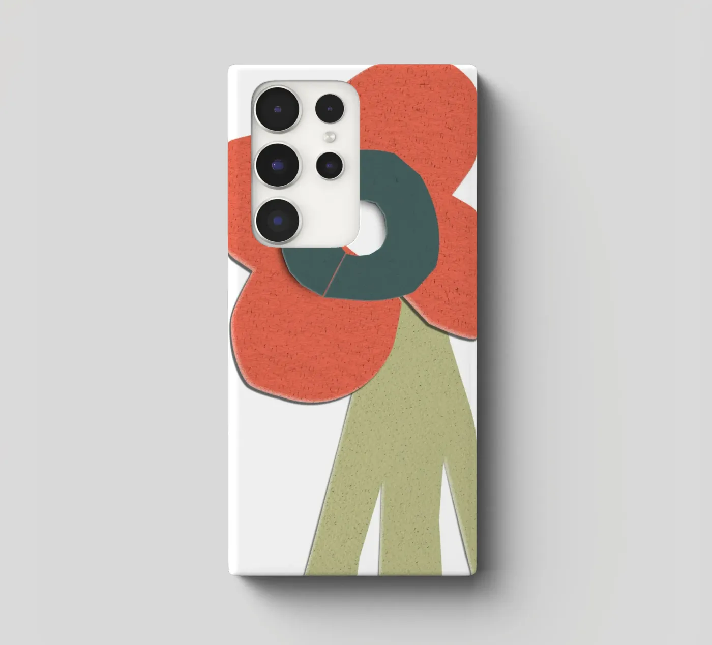 simplistic flower coque samsung de ramosashop