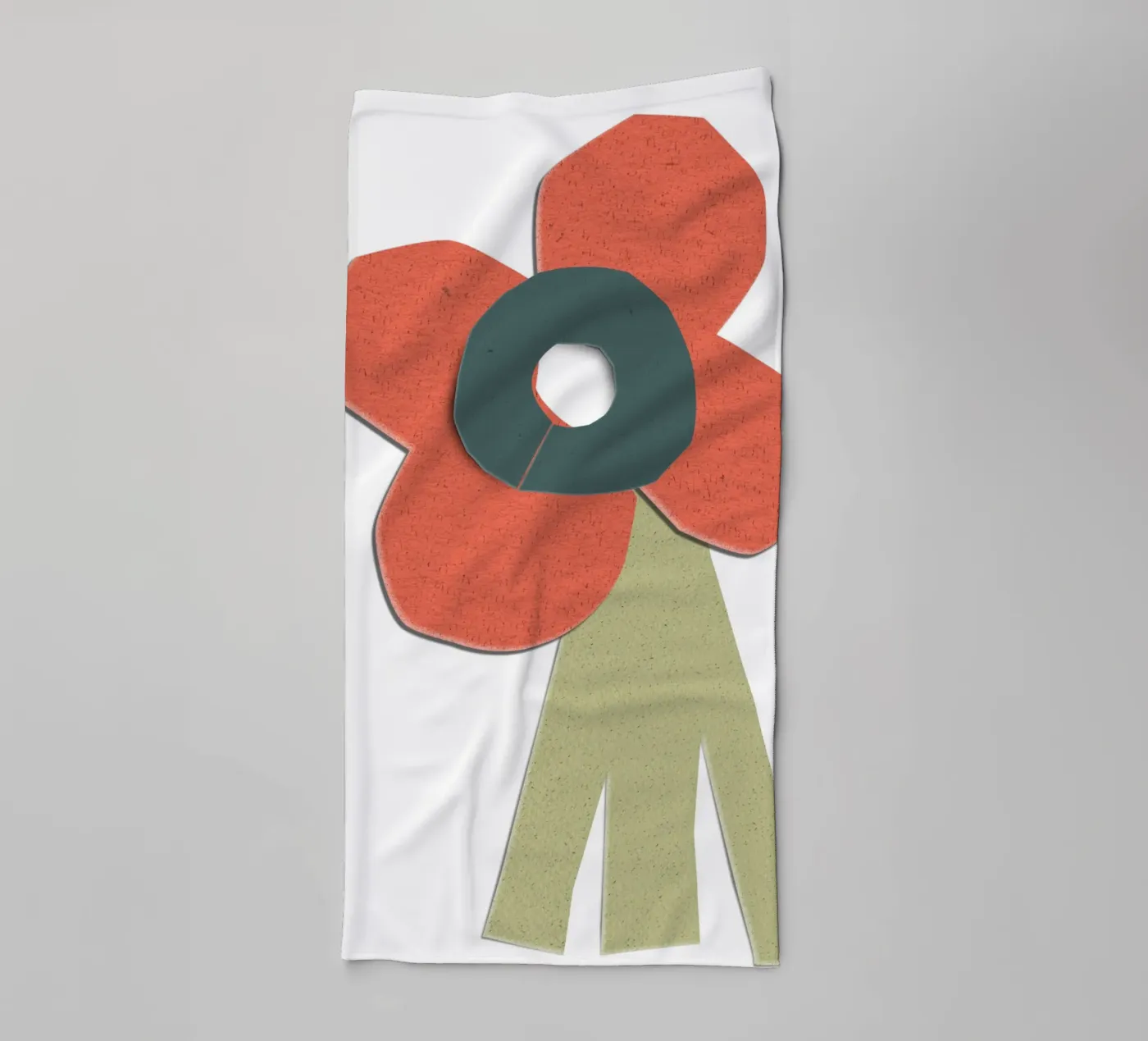 simplistic flower asciugamano da bagno da ramosashop