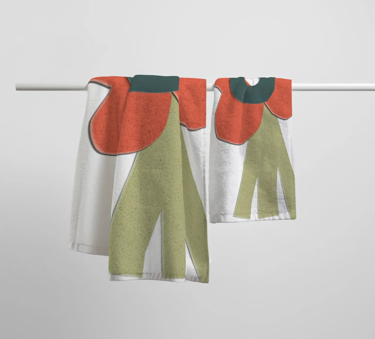 simplistic flower asciugamano da bagno da ramosashop