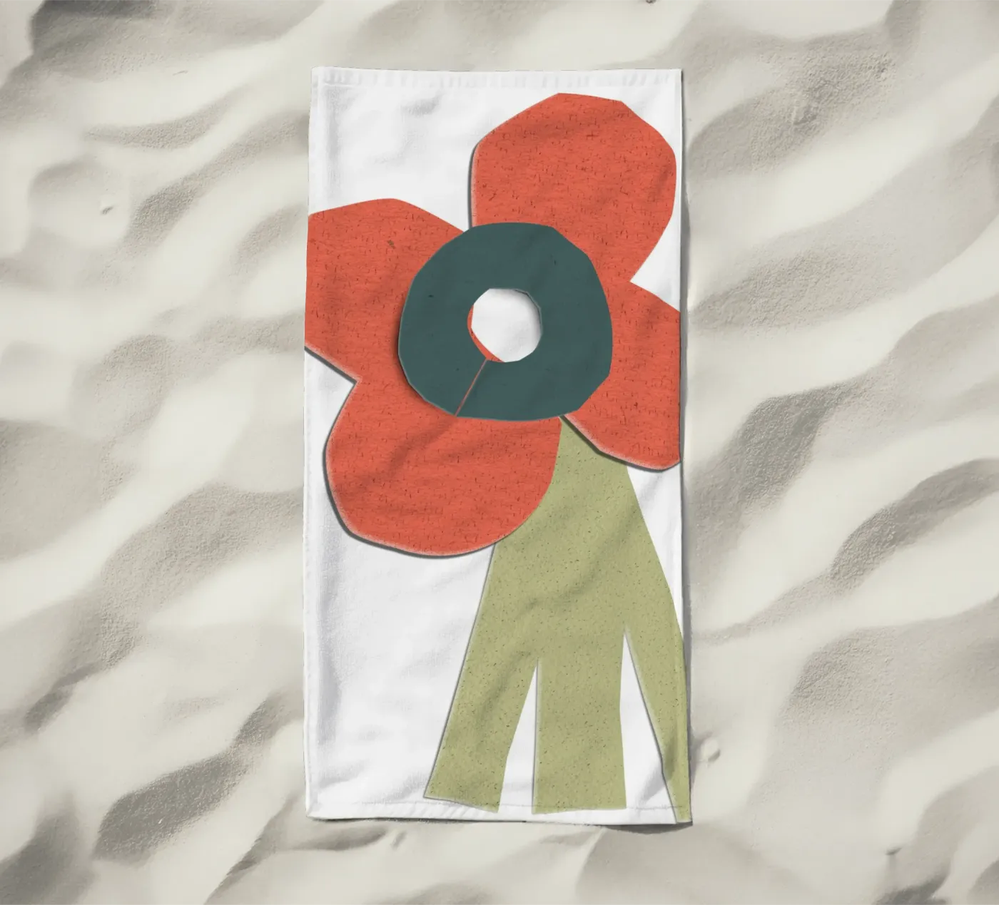 simplistic flower telo mare da ramosashop