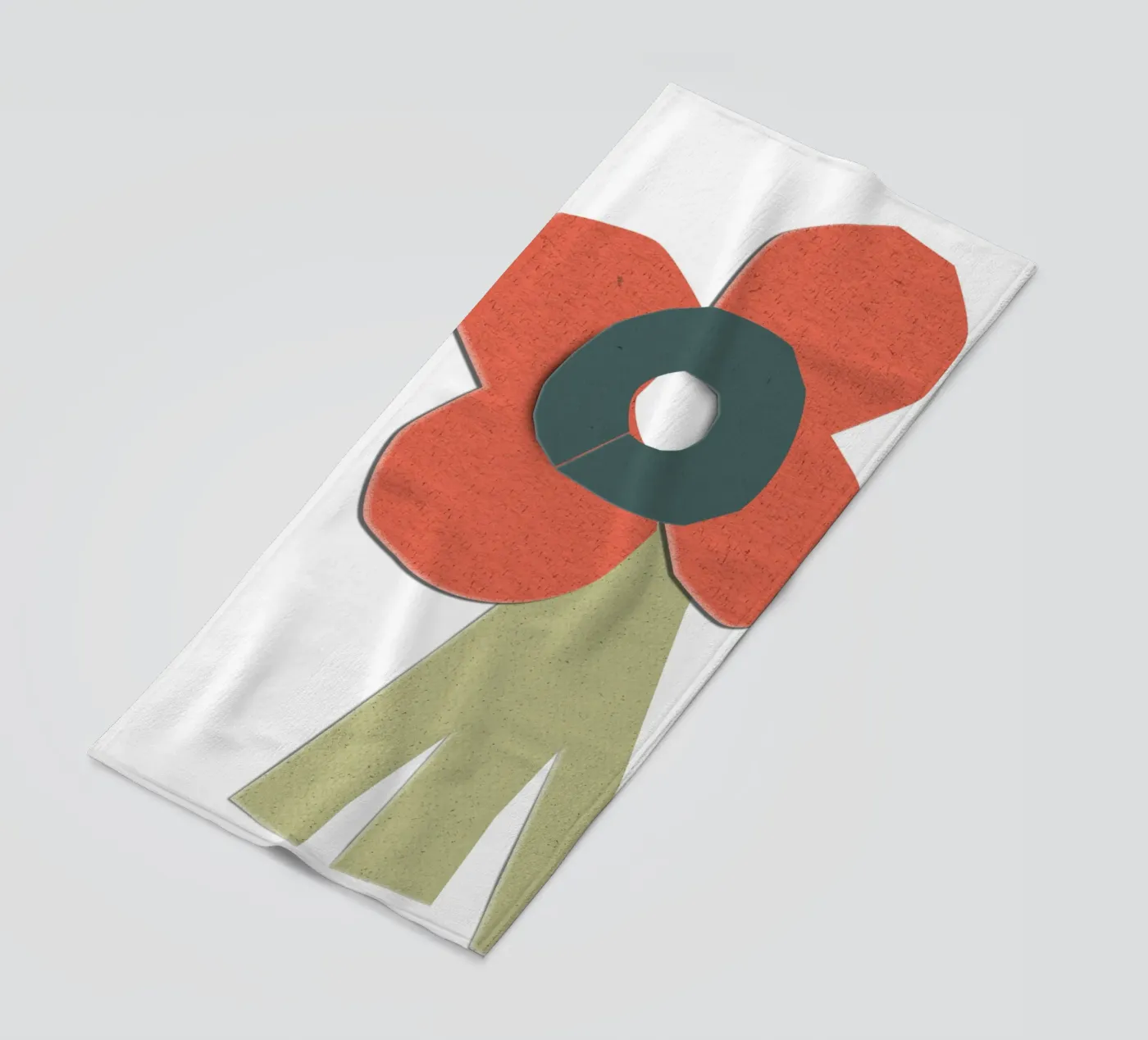 simplistic flower telo mare da ramosashop