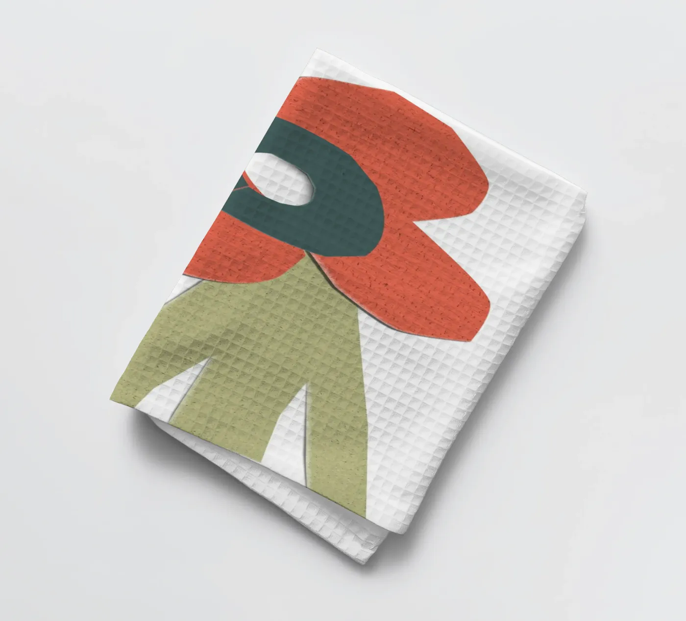 simplistic flower Geschirrtuch von ramosashop