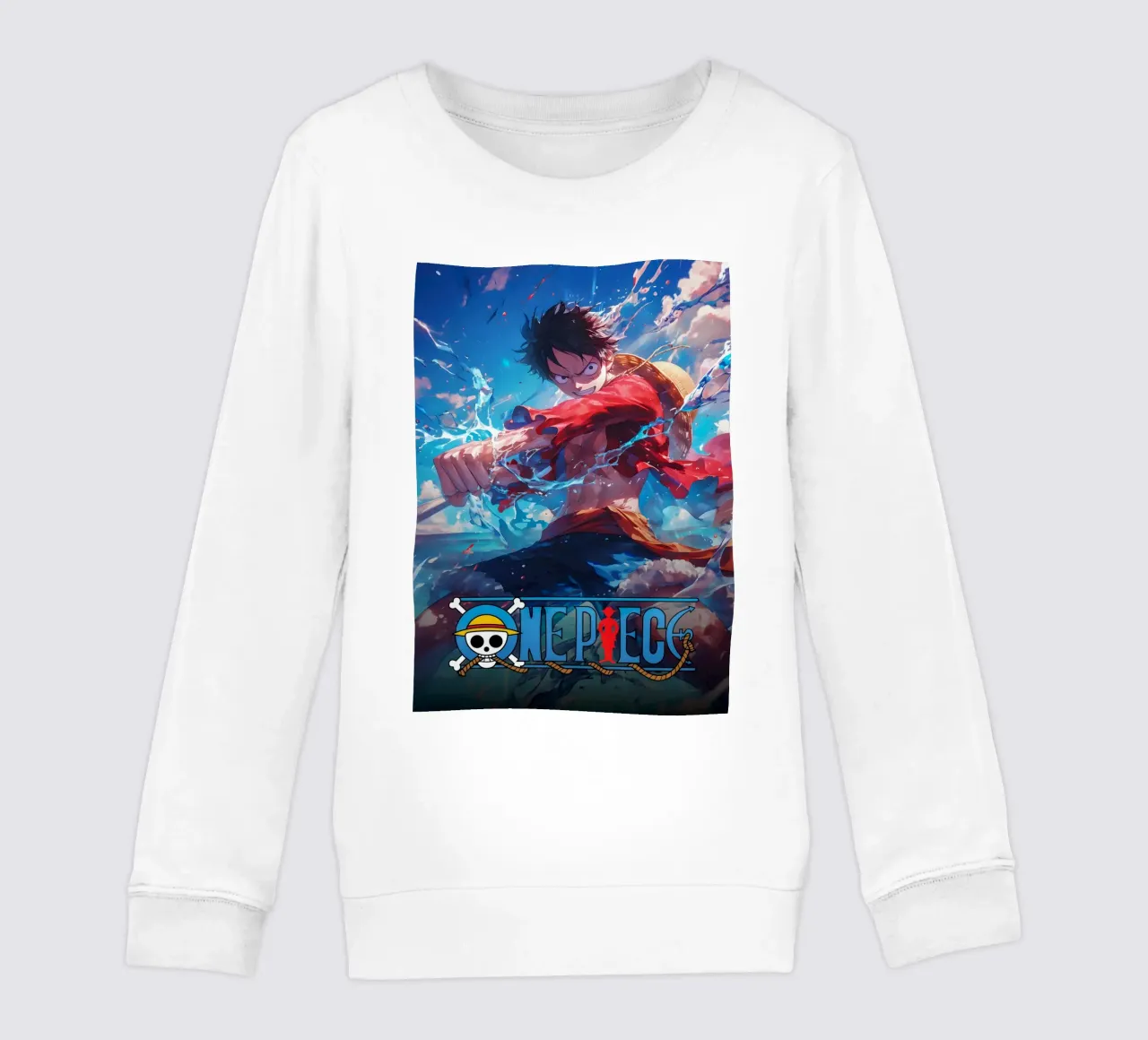Monkey D Luffy felpa bambino da CreativeStudio