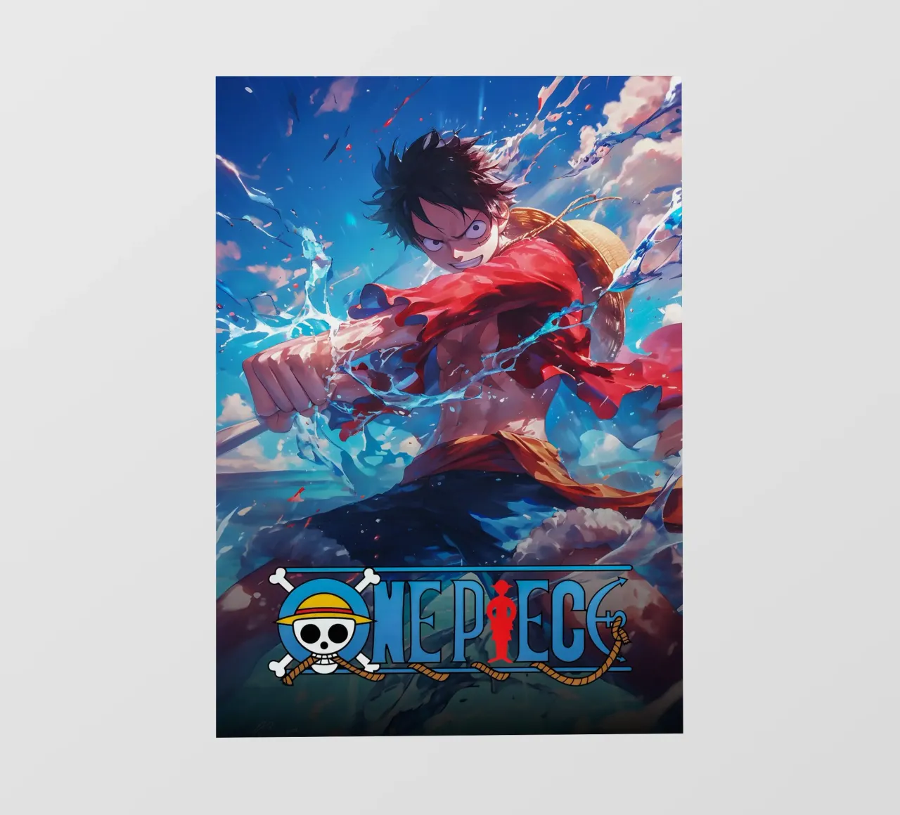 Monkey D Luffy pellicola backlit da CreativeStudio