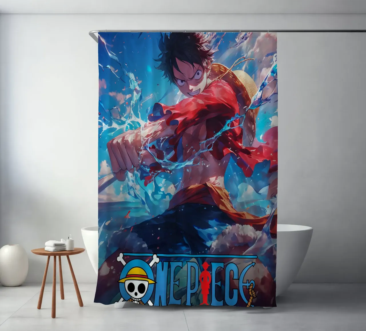 Monkey D Luffy tenda da doccia da CreativeStudio
