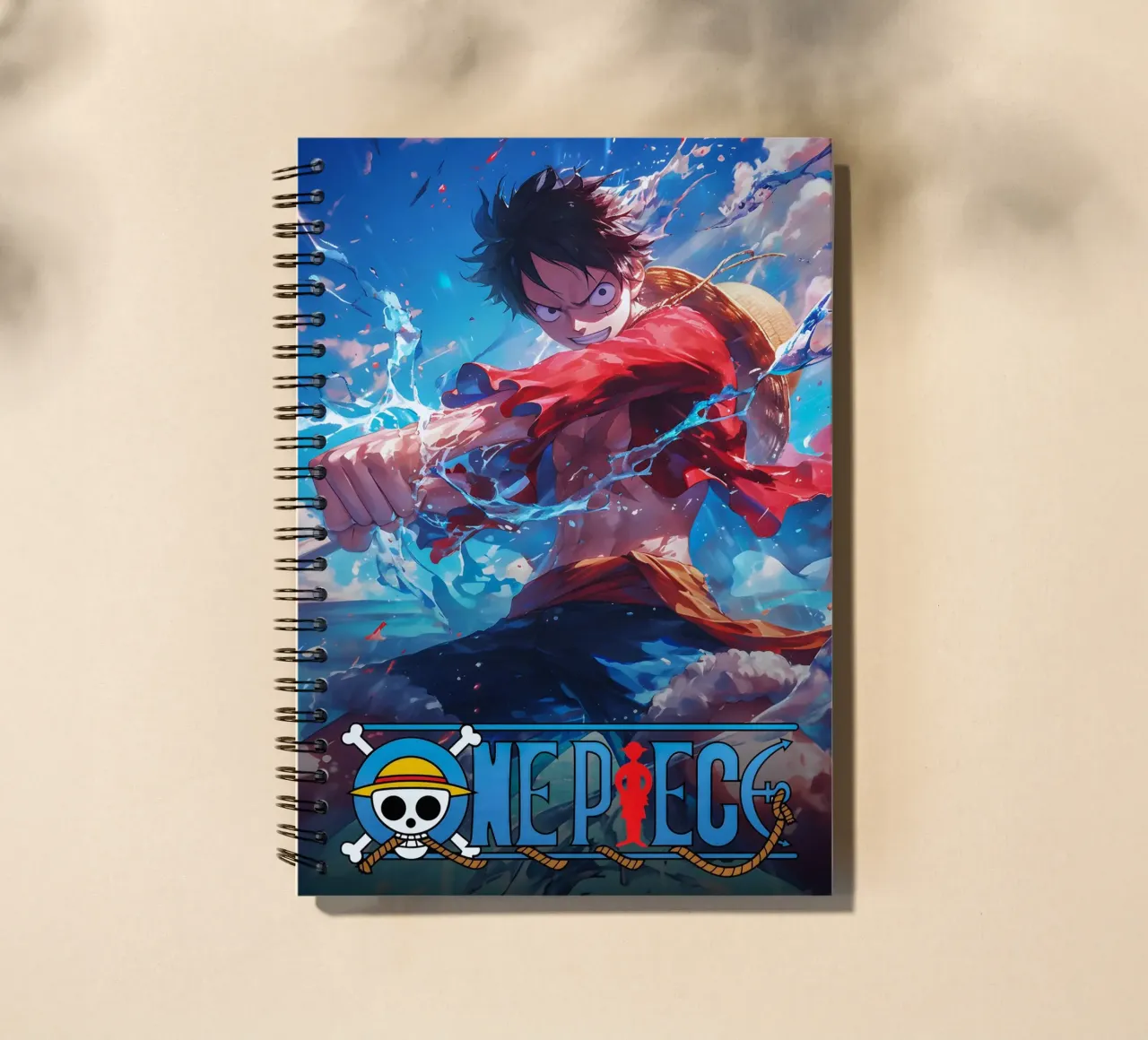 Monkey D Luffy spiral notebook by CreativeStudio