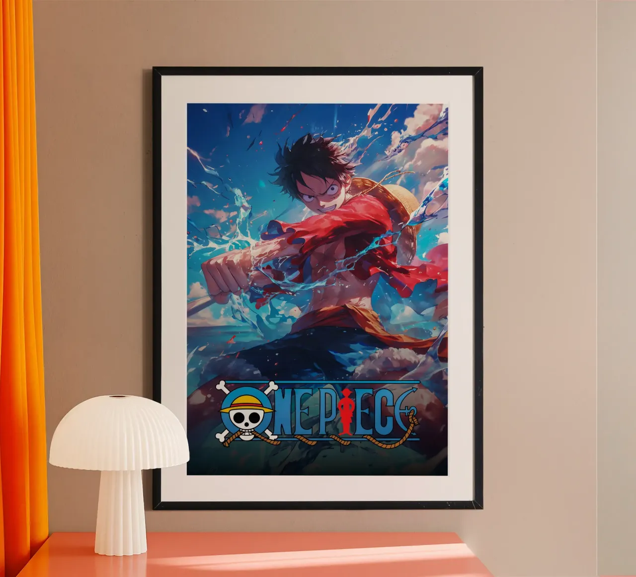 Monkey D Luffy carta hahnemühle da CreativeStudio