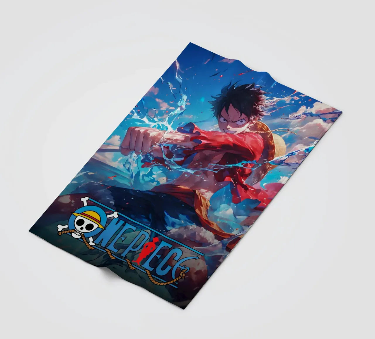 Monkey D Luffy coperta in pile da CreativeStudio