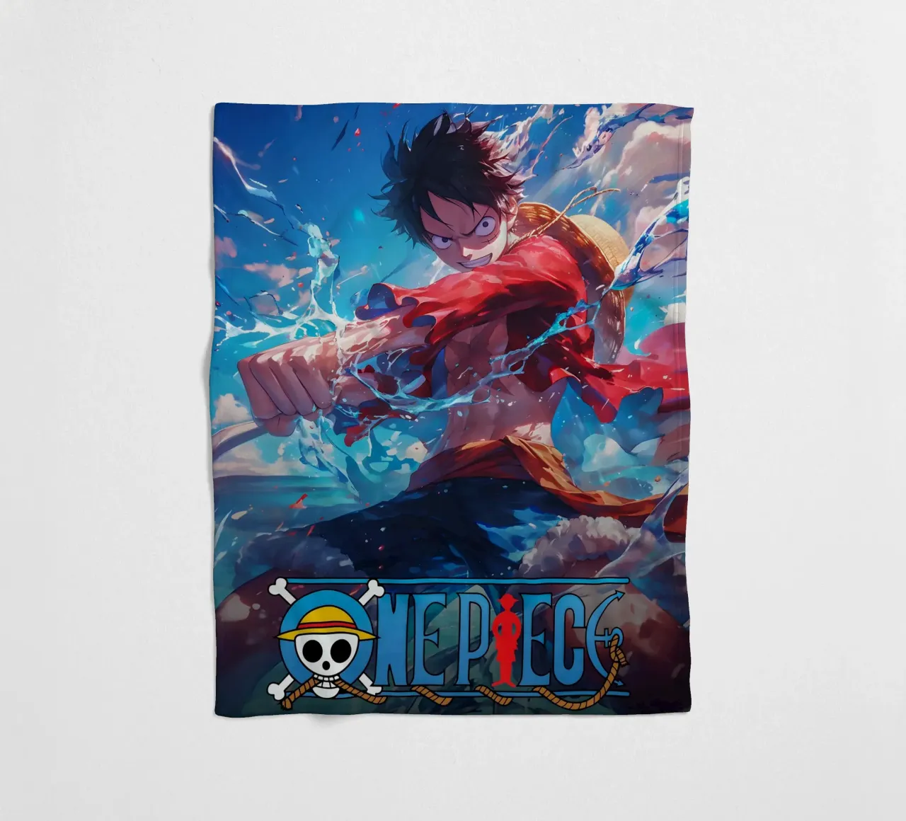 Monkey D Luffy coperta in pile da CreativeStudio