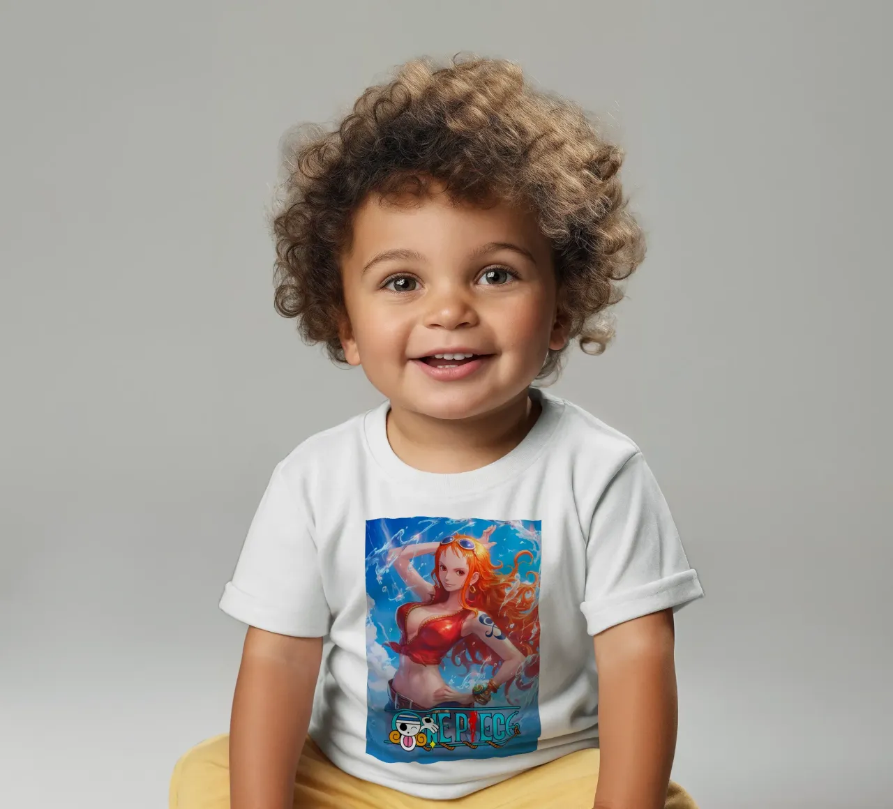 Nami One Piece baby t-shirt by CreativeStudio