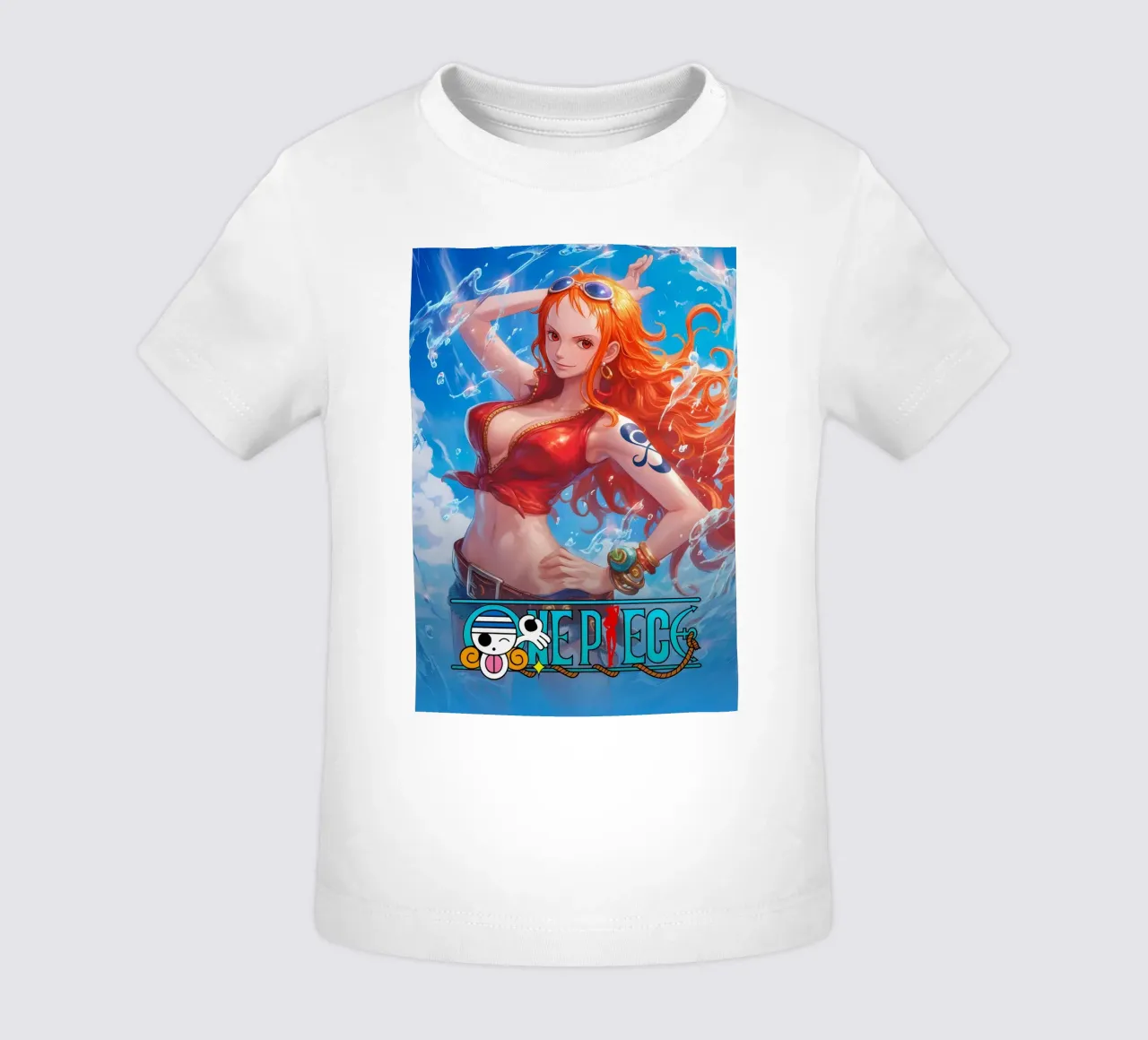 Nami One Piece baby t-shirt by CreativeStudio
