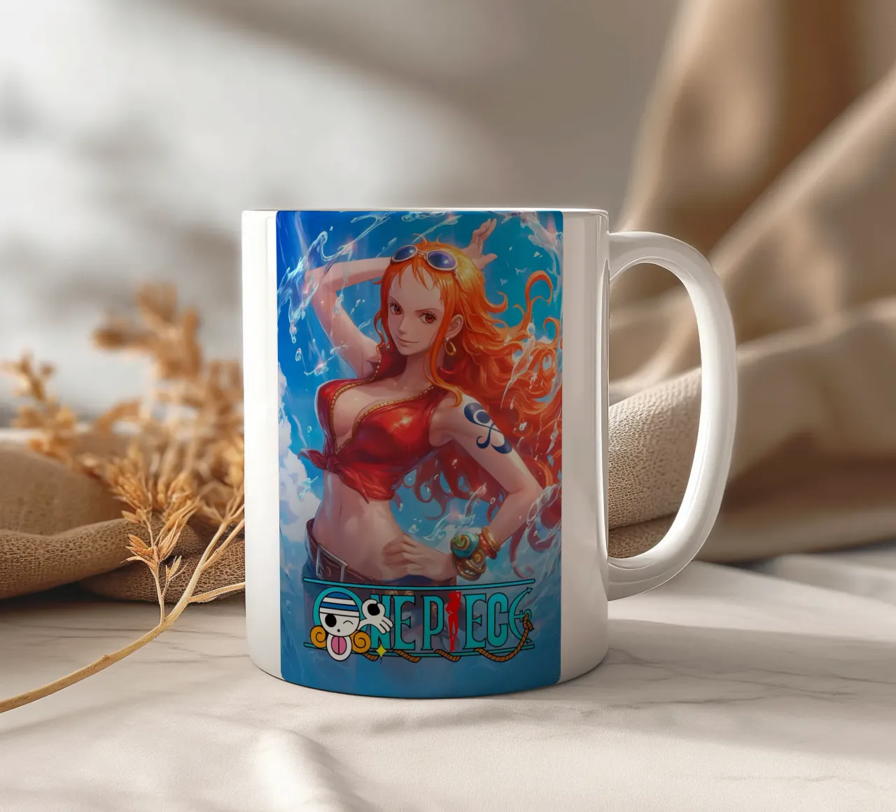 Nami One Piece ceramic mug by CreativeStudio
