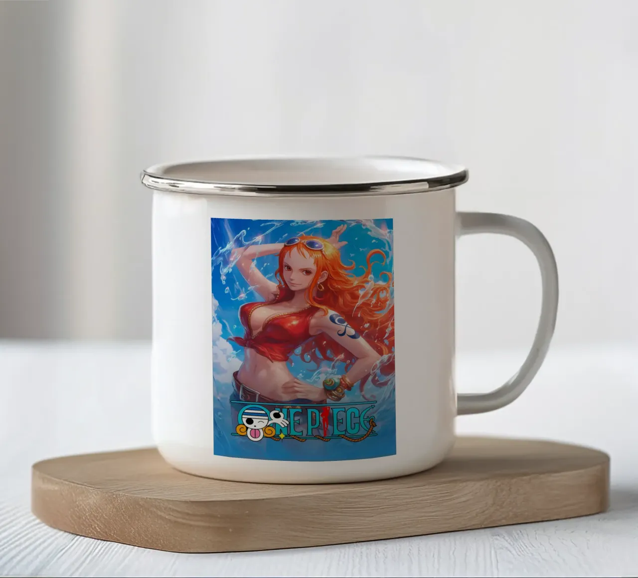 Nami One Piece tazza in smalto da CreativeStudio