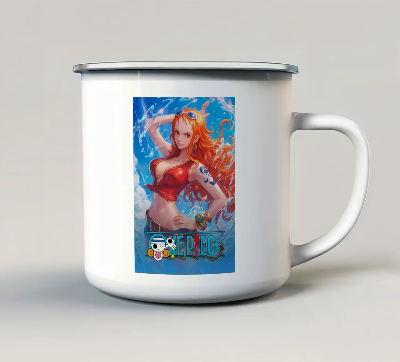 Nami One Piece tazza in smalto da CreativeStudio
