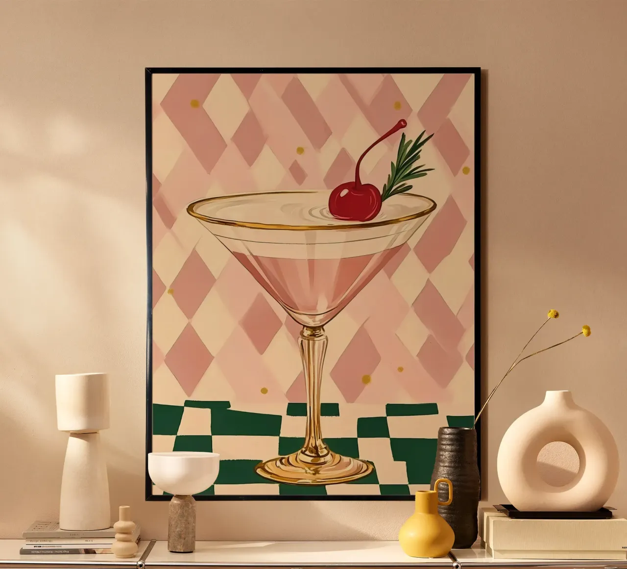 Chic Cocktail poster da IamHomeStudio