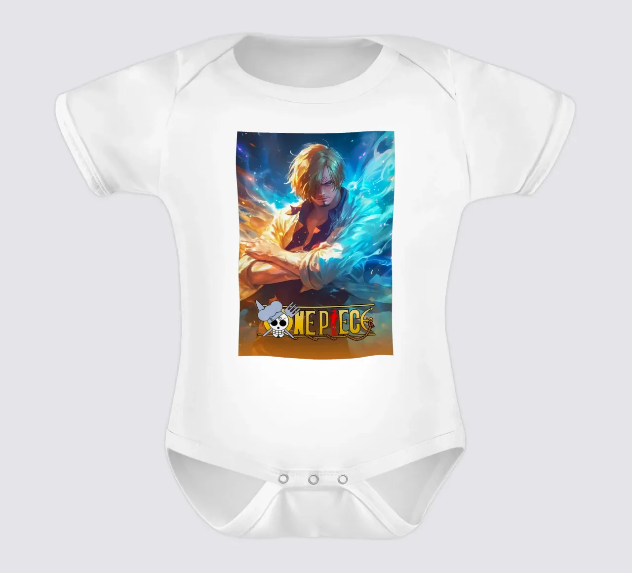 Sanji short-sleeve baby romper by CreativeStudio