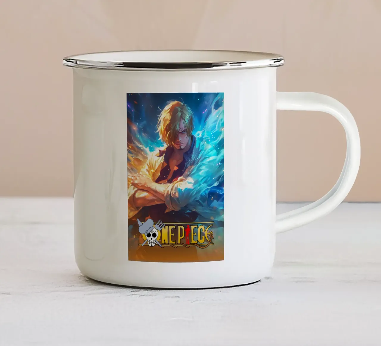 Sanji tazza in smalto da CreativeStudio