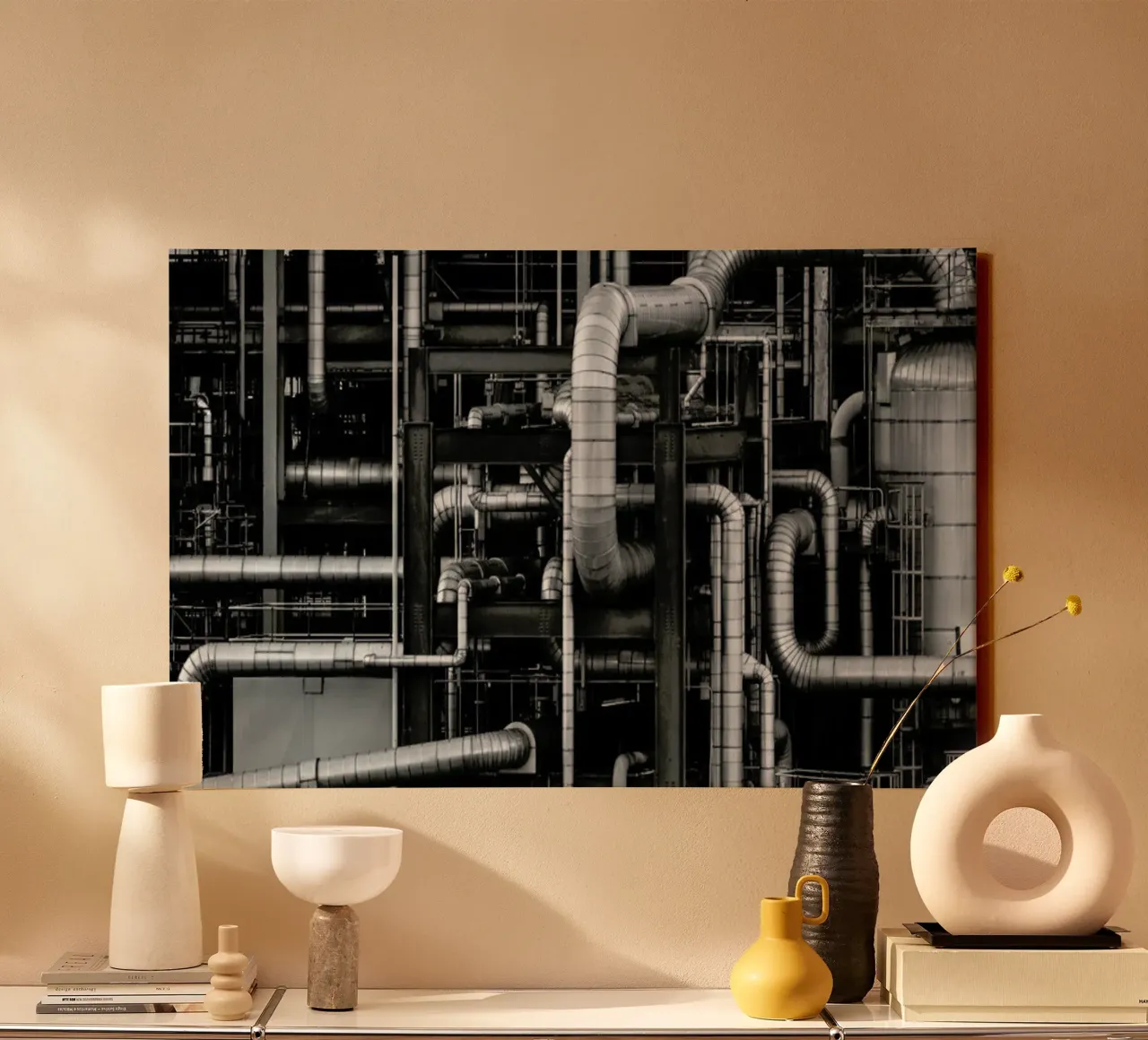 Pipe Dreams 1 tela con Cornice a cassetta da Simon Butterworth