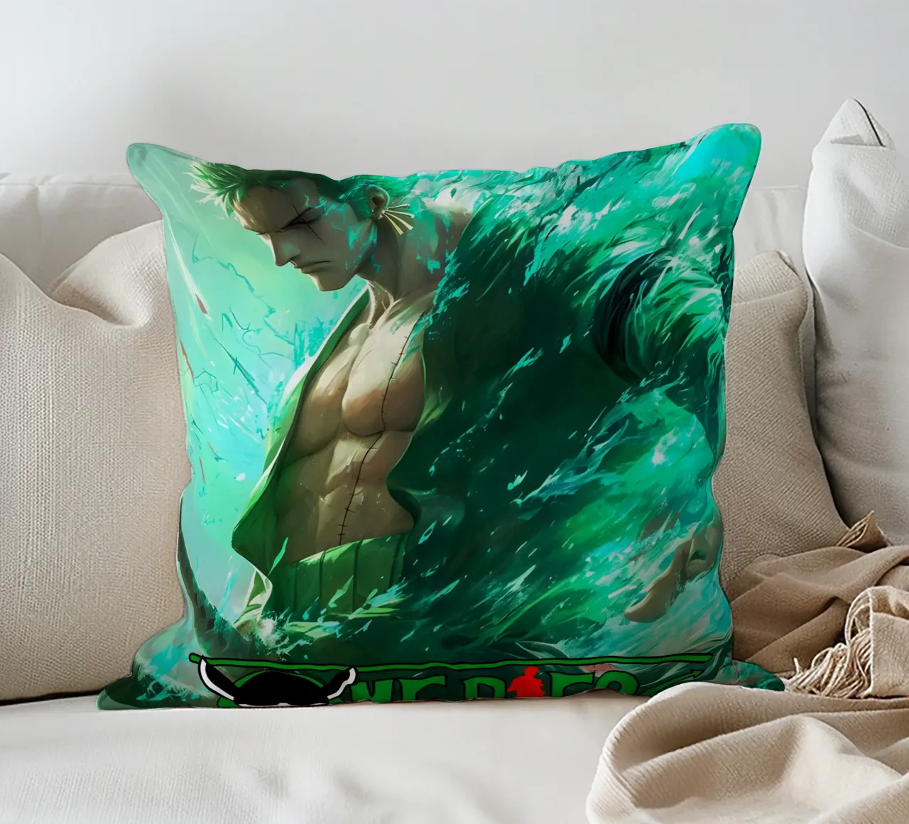 Roronoa Zoro cuscino da CreativeStudio