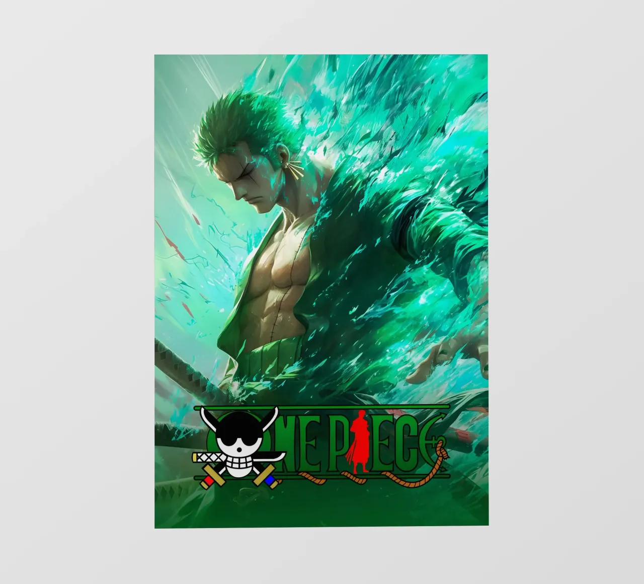 Roronoa Zoro pellicola backlit da CreativeStudio
